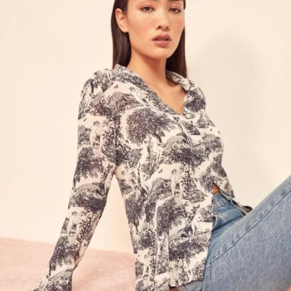 Reformation Tops - Violet Top
